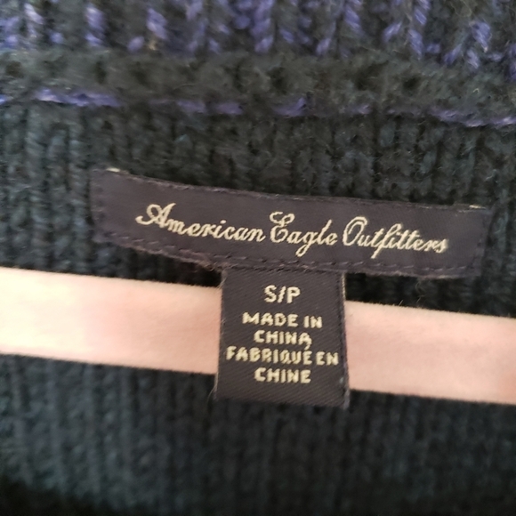 American Eagle Outfitters Round Neck Blue Women's Sweater  Size SP - Picture 6 of 7